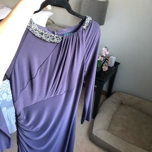 Purple formal dress
